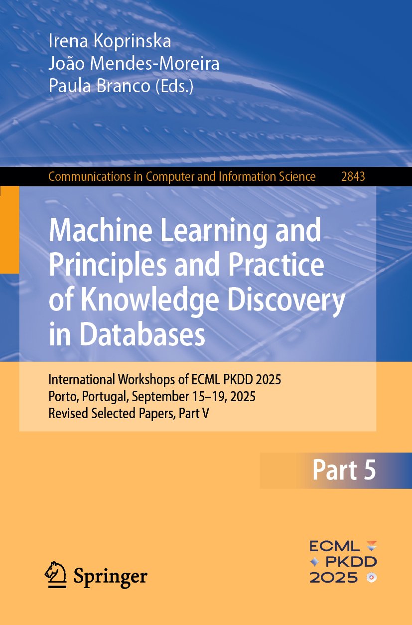 Machine Learning and Principles and Practice of Knowledge Discovery in Databases
