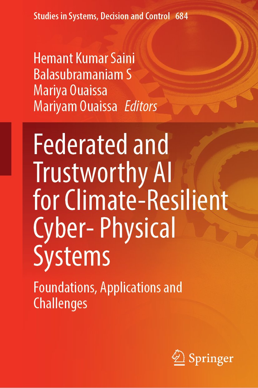 Federated and Trustworthy AI for Climate-Resilient Cyber- Physical Systems