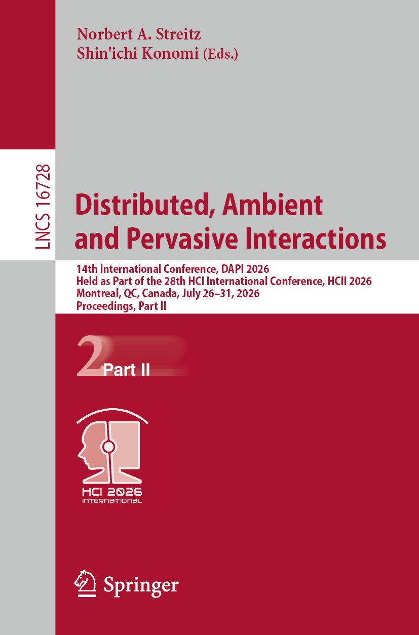 Distributed, Ambient and Pervasive Interactions