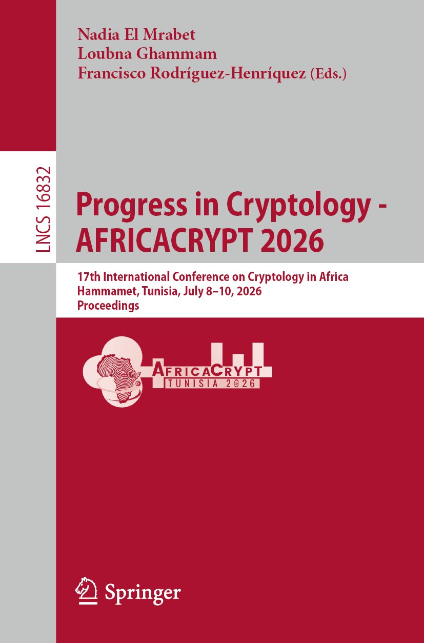 Progress in Cryptology - AFRICACRYPT 2026