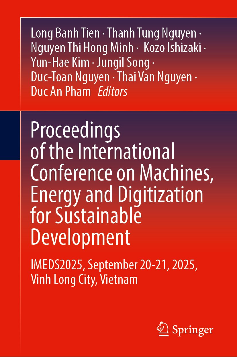 Proceedings of the International Conference on Machines, Energy and Digitization for Sustainable Development