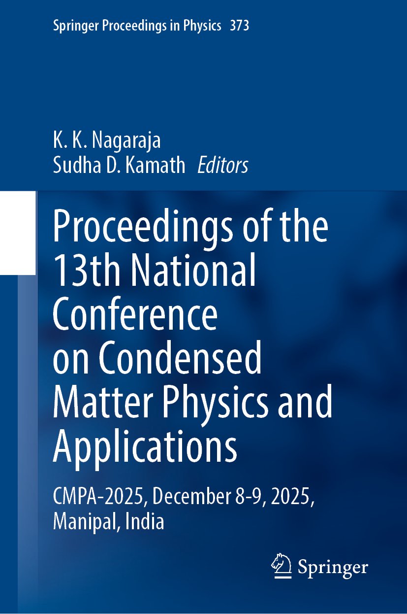 Proceedings of the 13th National Conference on Condensed Matter Physics and Applications