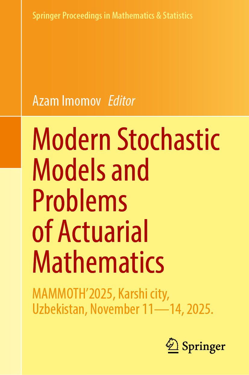 Modern Stochastic Models and Problems of Actuarial Mathematics