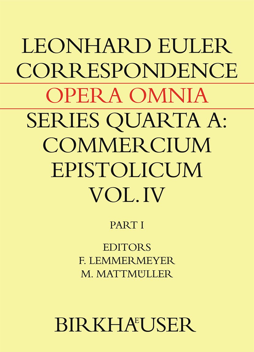 Leonhard Euler, Opera Omnia