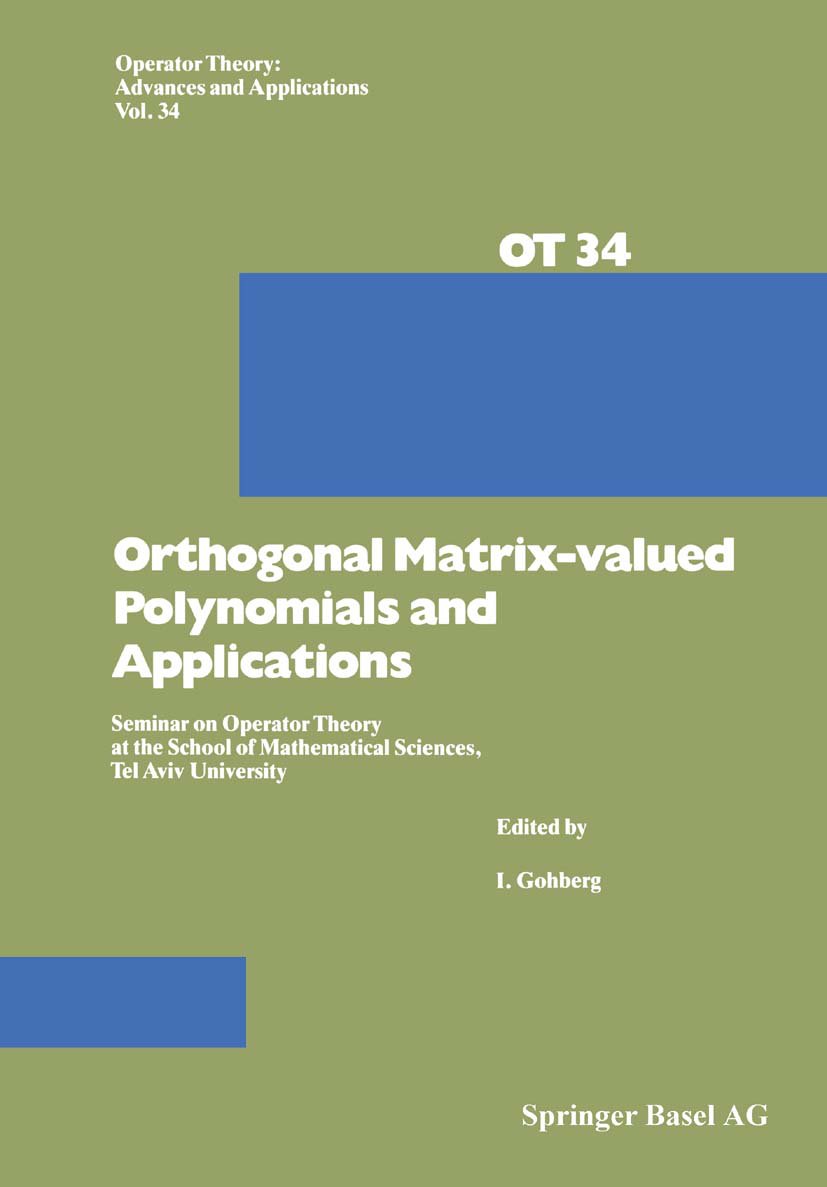 Operator Theory: Advances and Applications