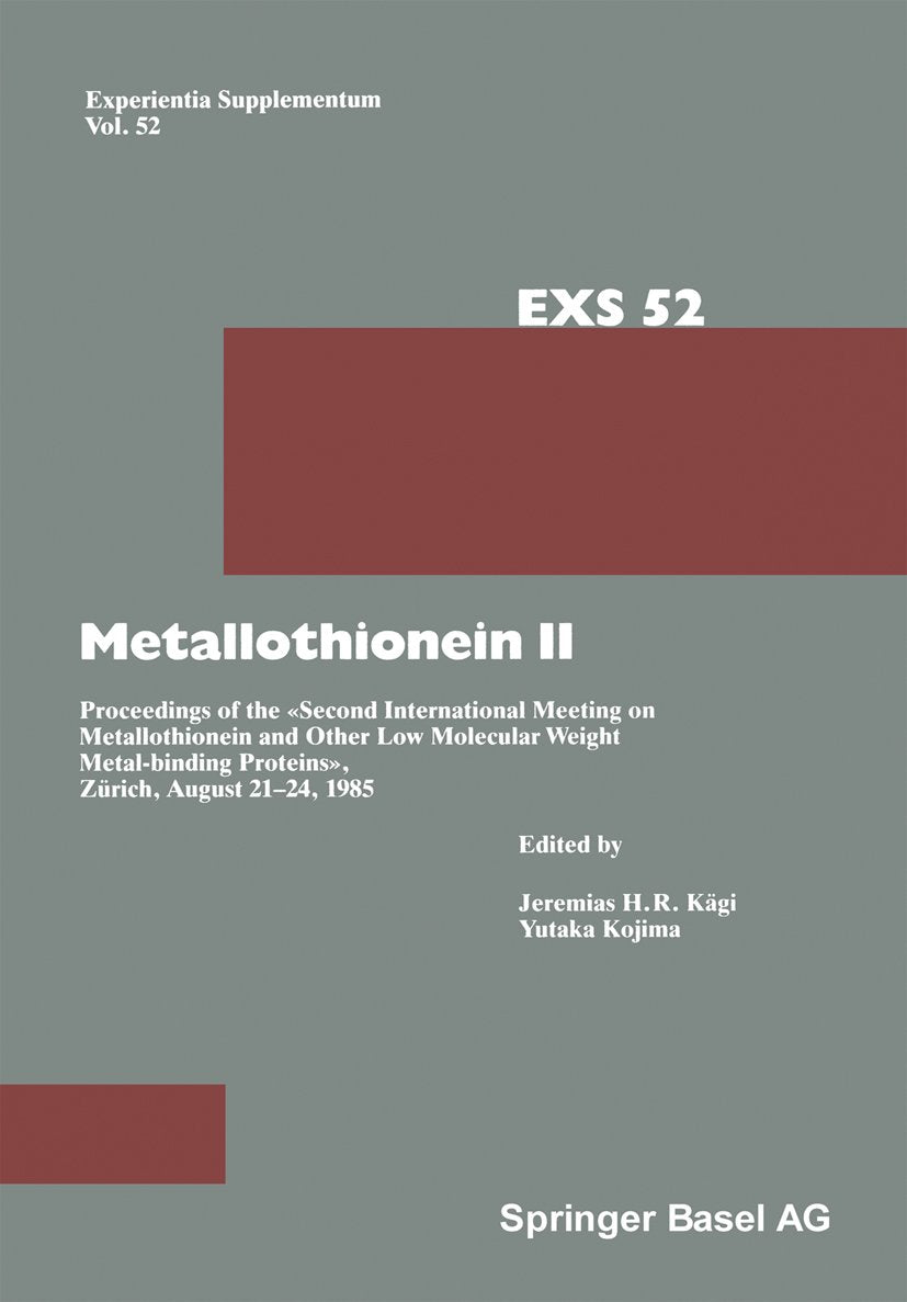 Experientia Supplementum