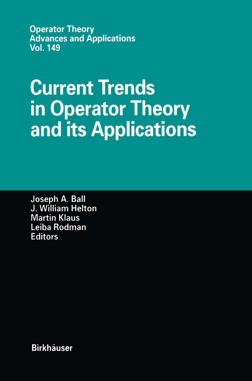 Operator Theory: Advances and Applications