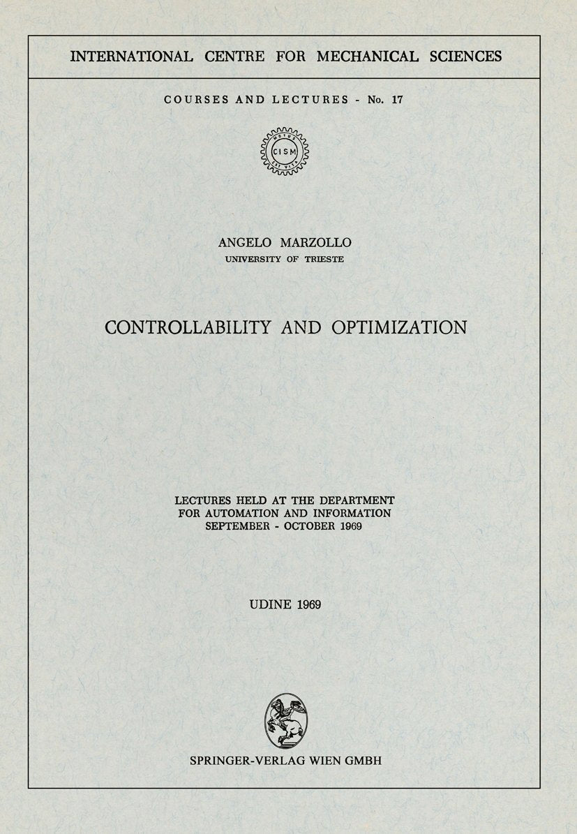 CISM International Centre for Mechanical Sciences