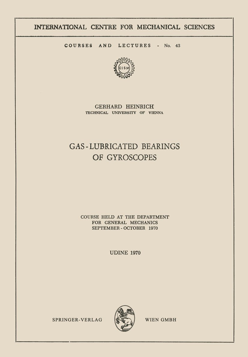 CISM International Centre for Mechanical Sciences