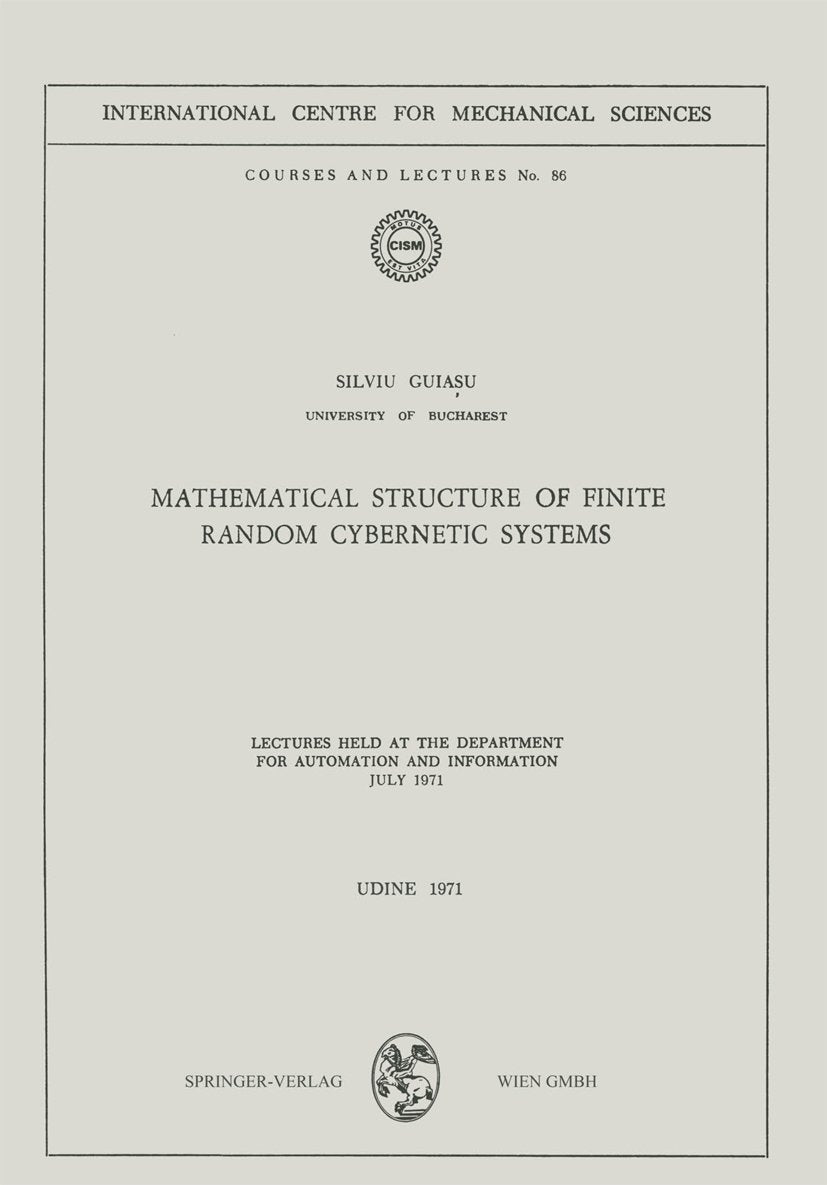 CISM International Centre for Mechanical Sciences