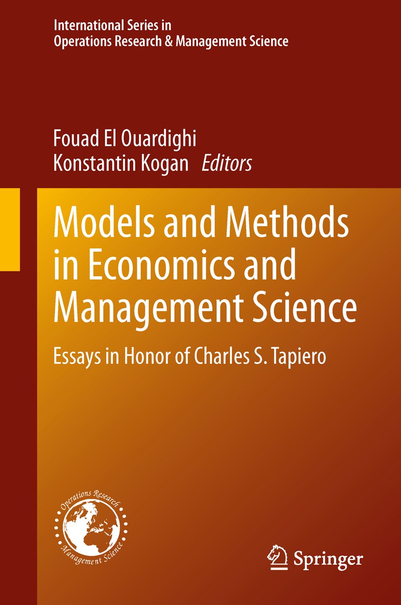 International Series in Operations Research & Management Science