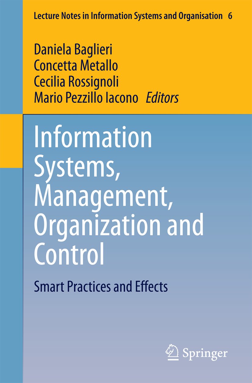 Lecture Notes in Information Systems and Organisation