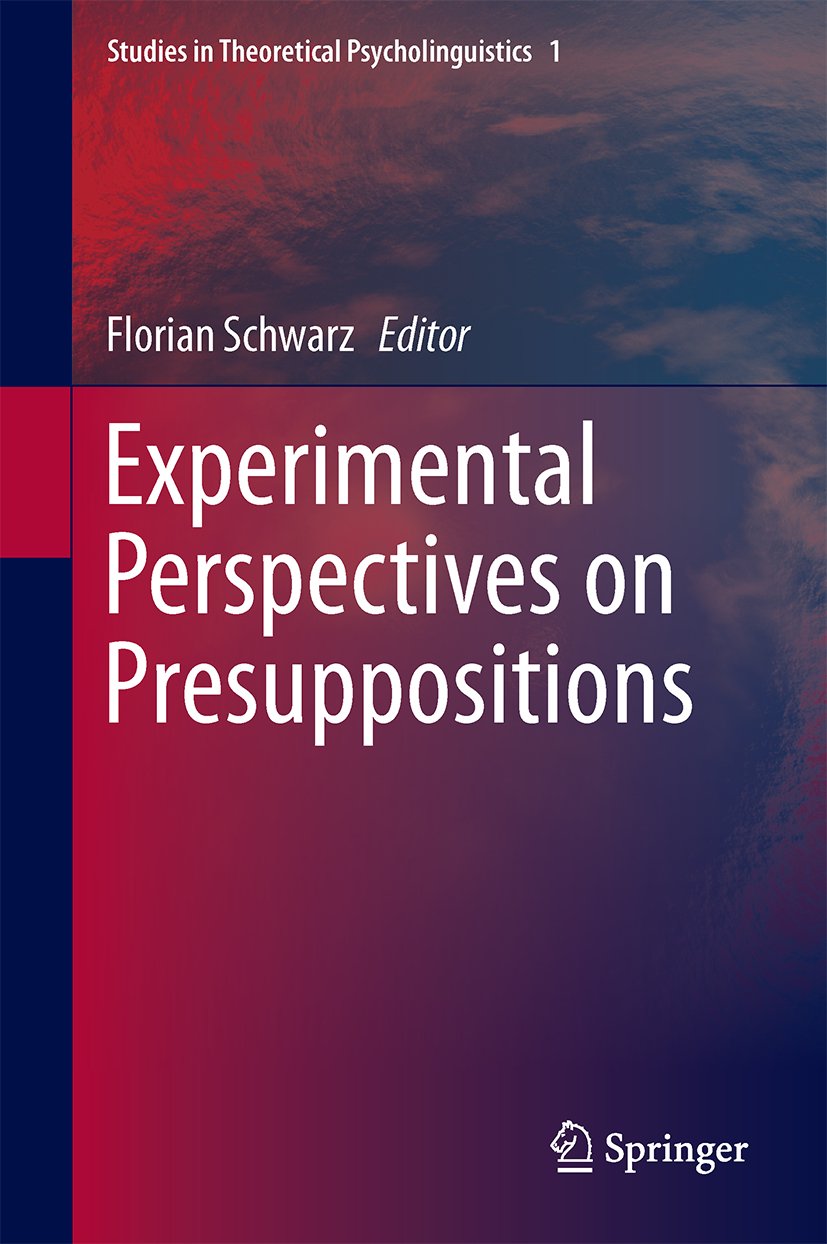 Studies in Theoretical Psycholinguistics