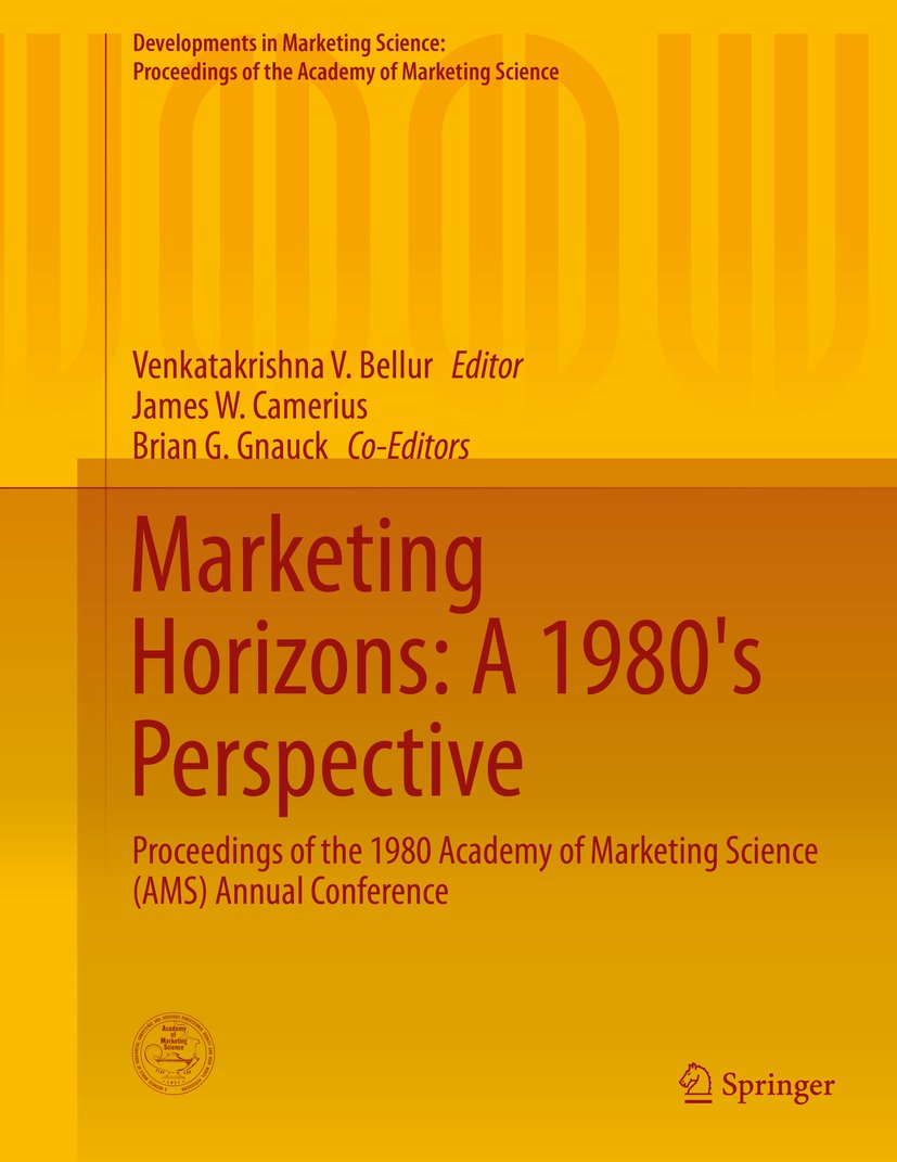 Developments in Marketing Science: Proceedings of the Academy of Marketing Science