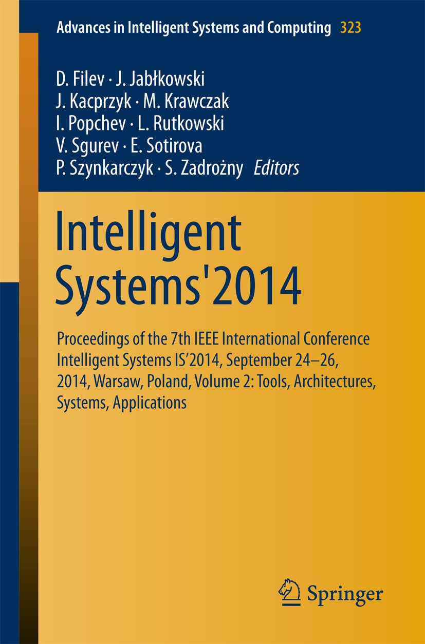 Advances in Intelligent Systems and Computing