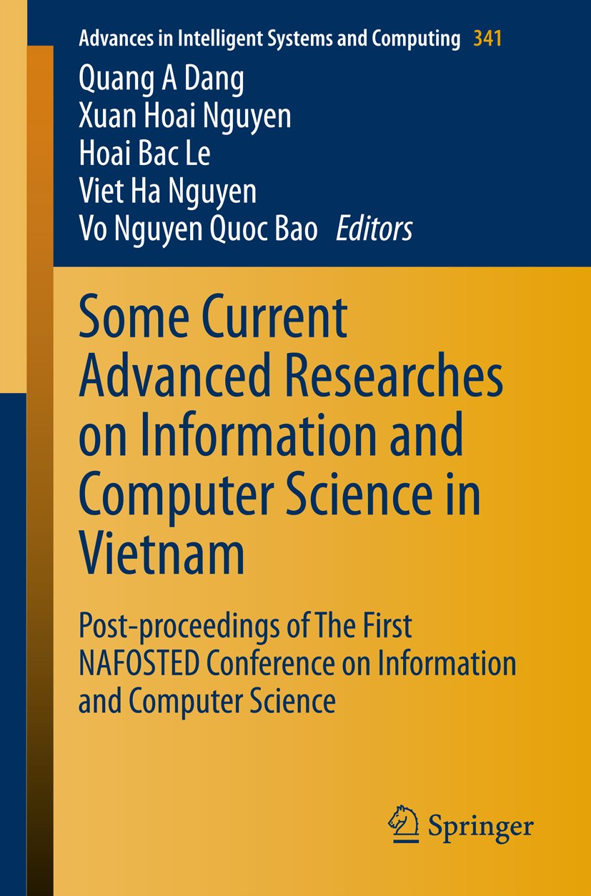 Advances in Intelligent Systems and Computing