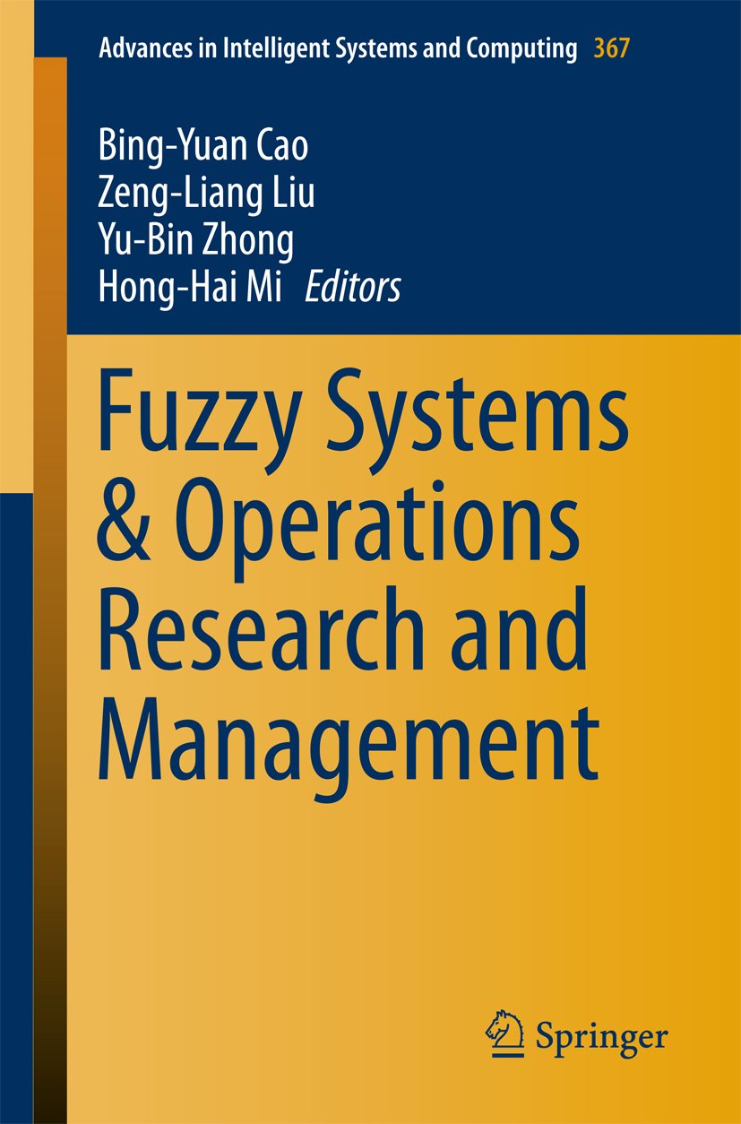Advances in Intelligent Systems and Computing
