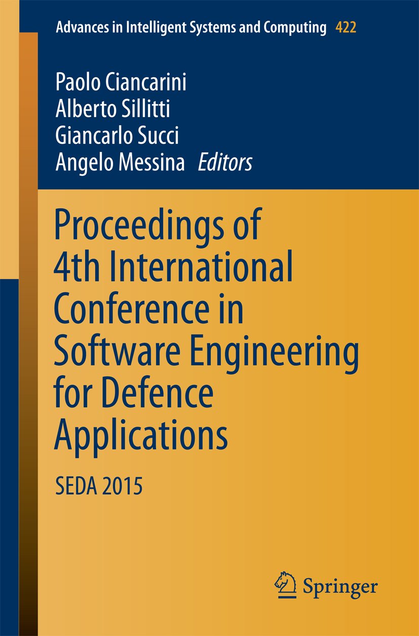Advances in Intelligent Systems and Computing
