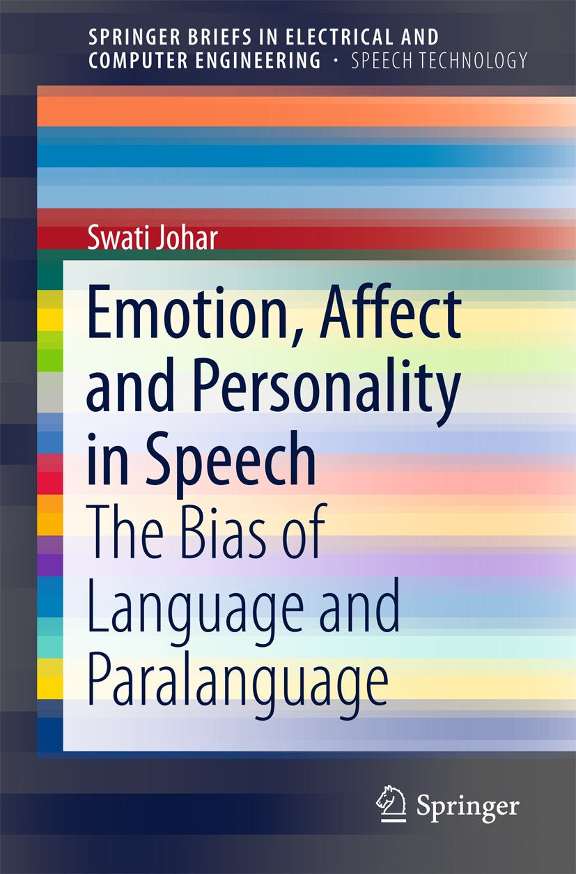 SpringerBriefs in Speech Technology