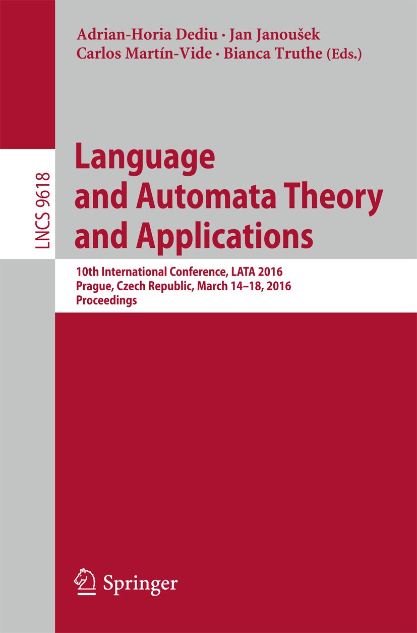 Lecture Notes in Computer Science