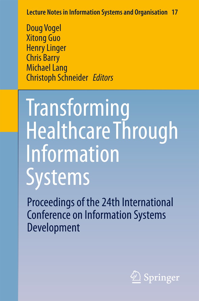 Lecture Notes in Information Systems and Organisation
