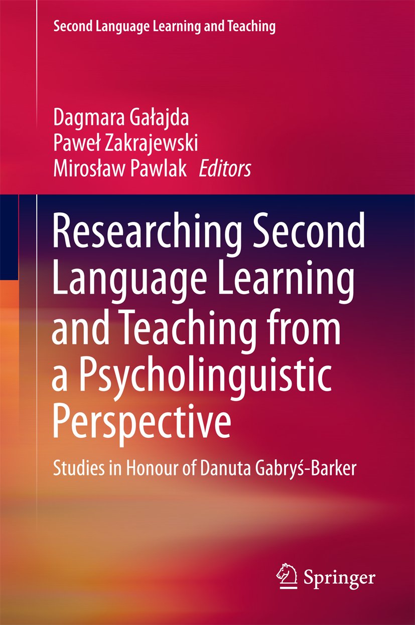 Second Language Learning and Teaching