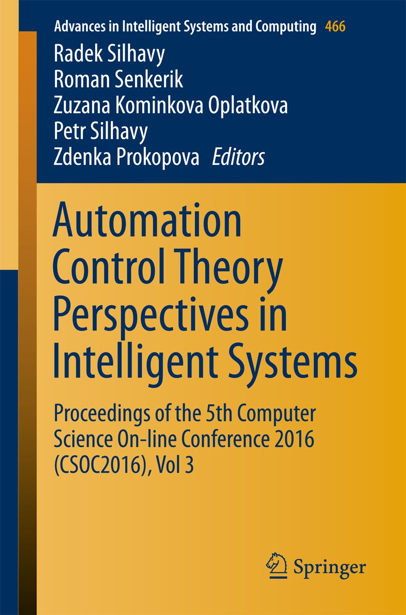 Advances in Intelligent Systems and Computing