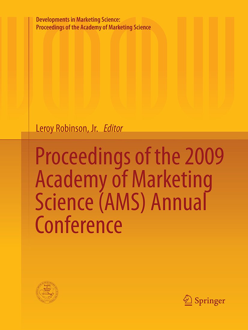 Developments in Marketing Science: Proceedings of the Academy of Marketing Science