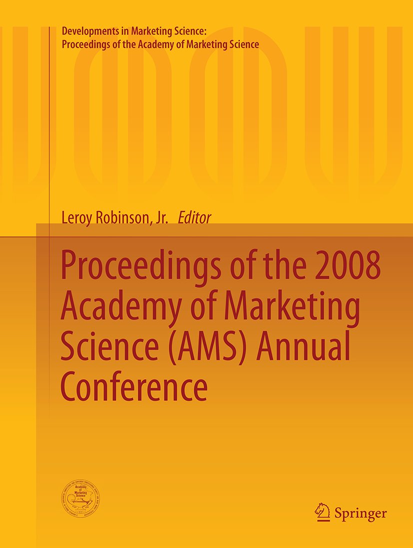 Developments in Marketing Science: Proceedings of the Academy of Marketing Science