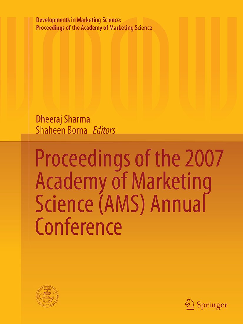 Developments in Marketing Science: Proceedings of the Academy of Marketing Science