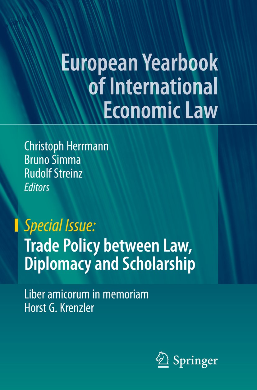 European Yearbook of International Economic Law