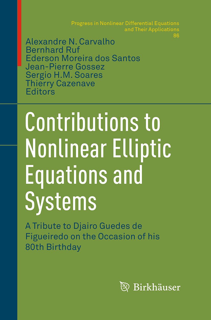 Progress in Nonlinear Differential Equations and Their Applications