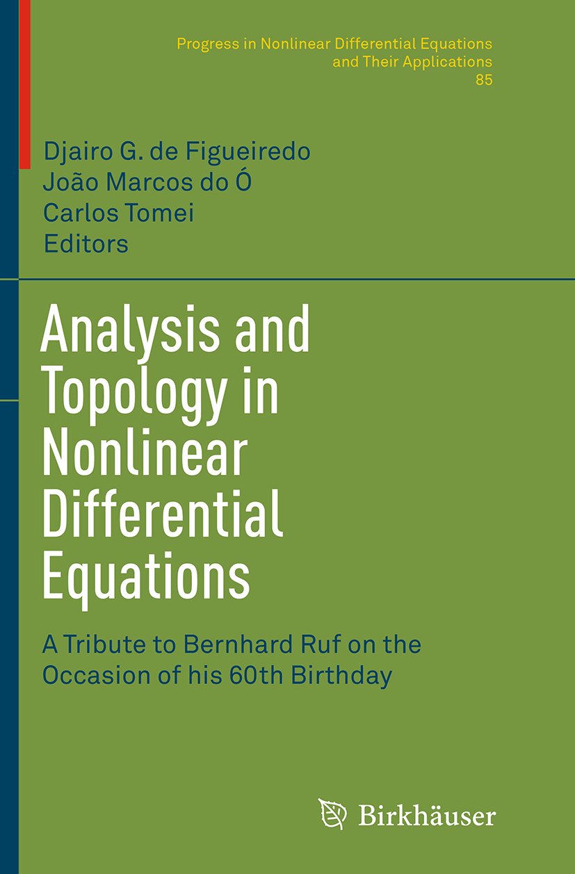 Progress in Nonlinear Differential Equations and Their Applications
