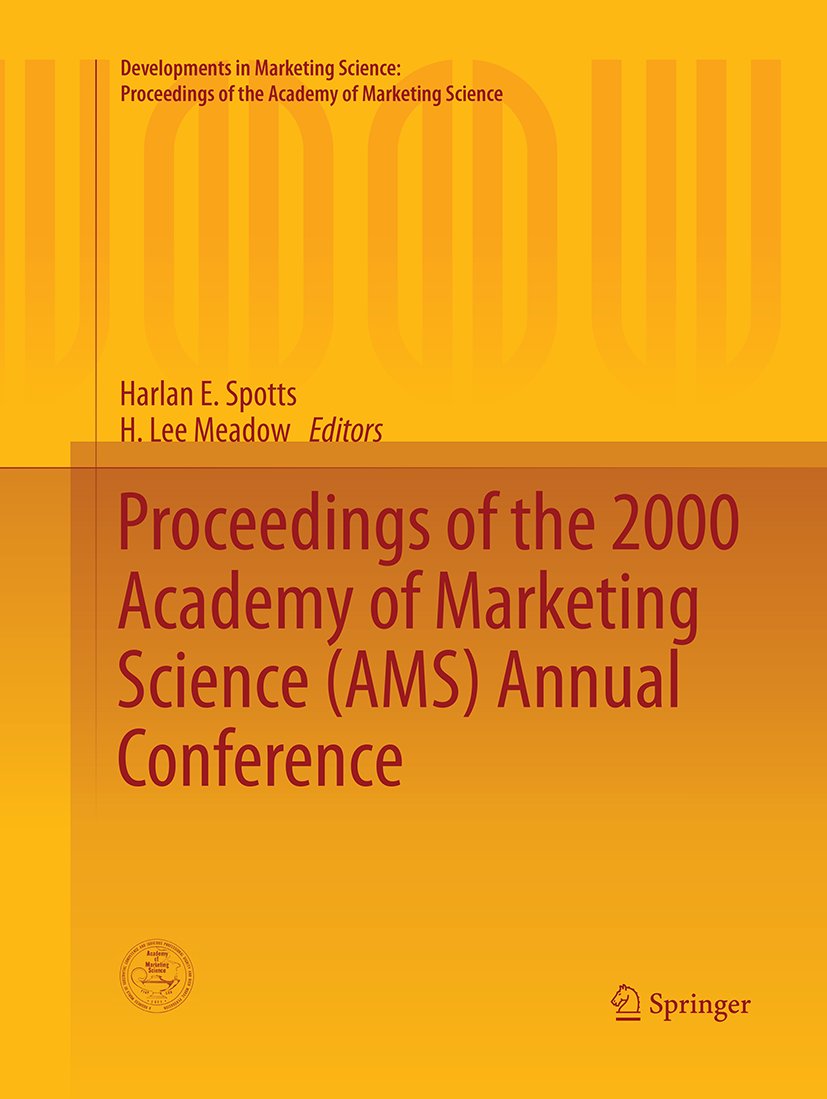 Developments in Marketing Science: Proceedings of the Academy of Marketing Science