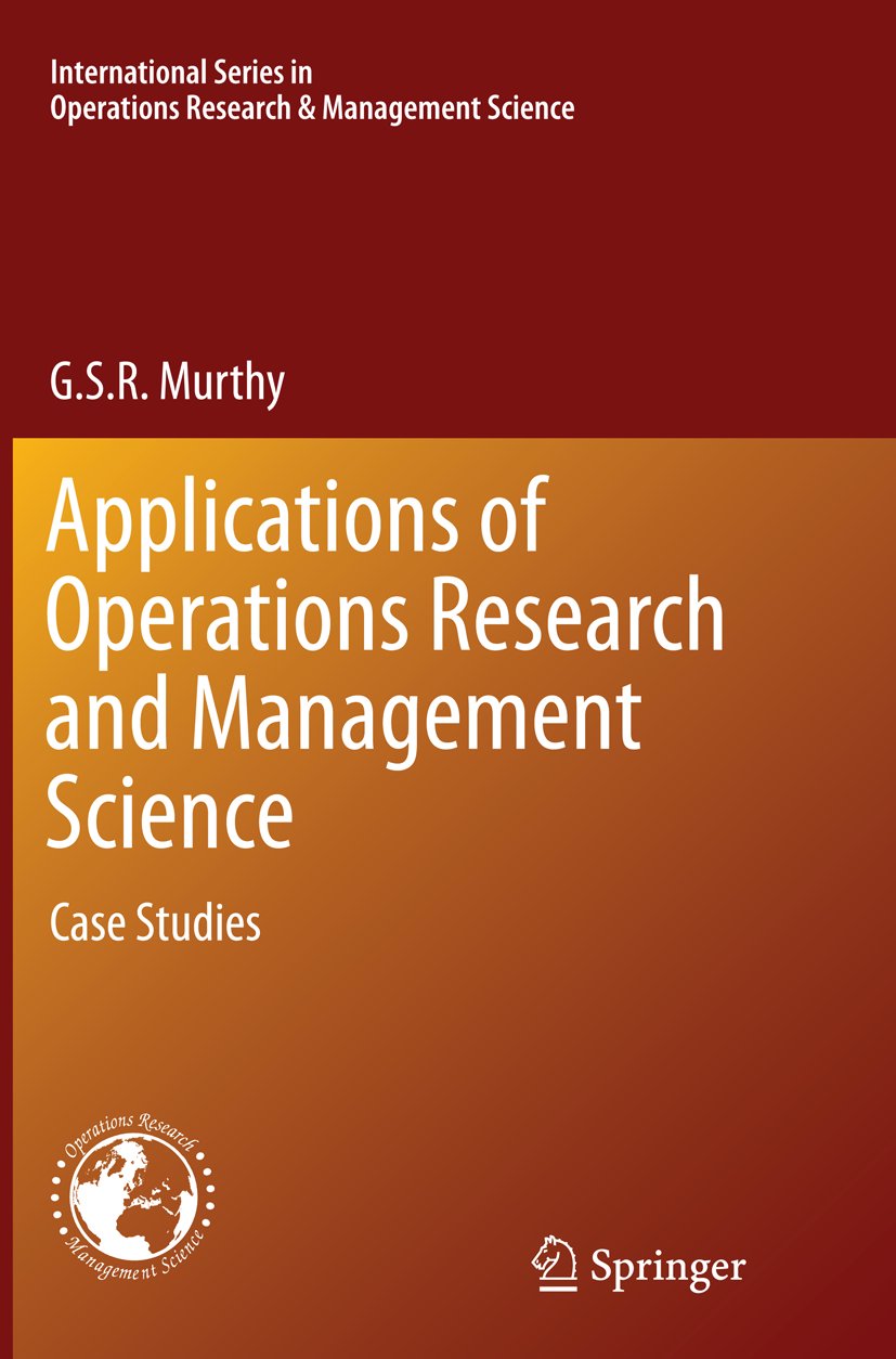 International Series in Operations Research & Management Science