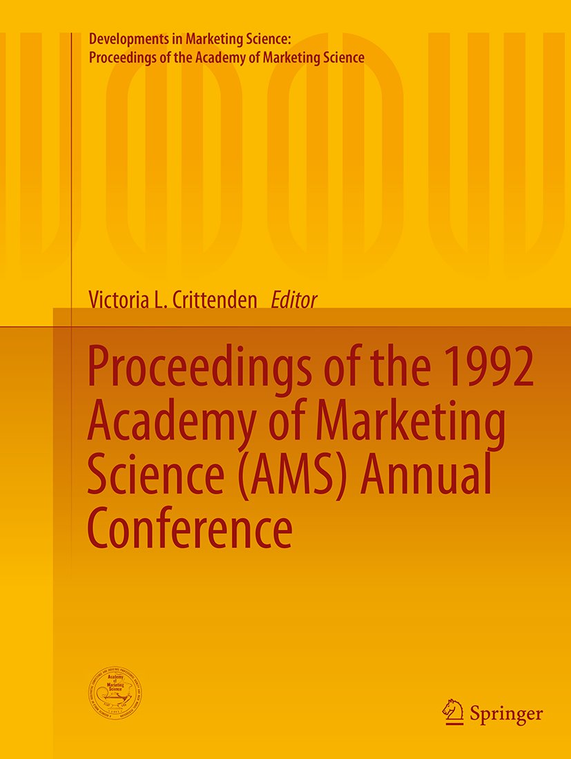 Developments in Marketing Science: Proceedings of the Academy of Marketing Science
