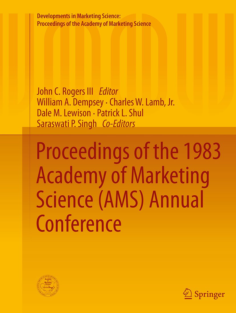 Developments in Marketing Science: Proceedings of the Academy of Marketing Science