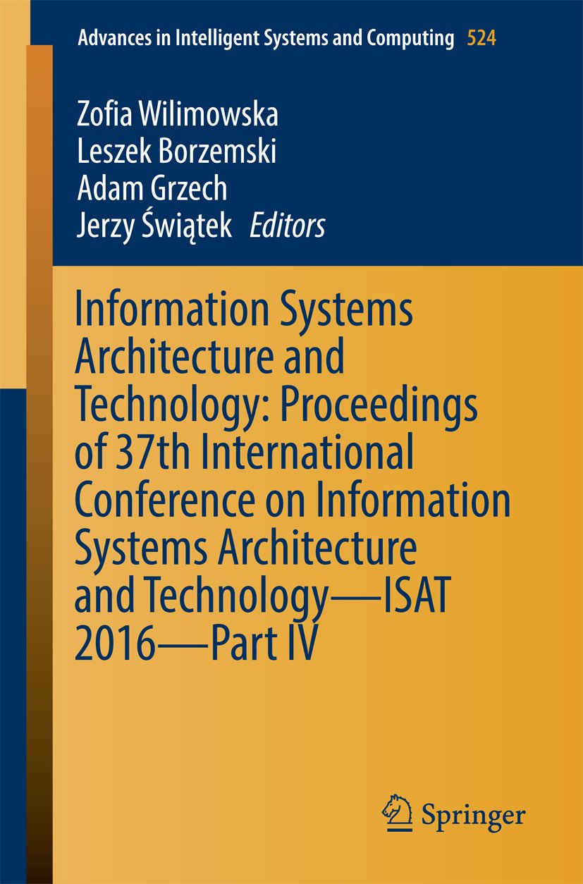 Advances in Intelligent Systems and Computing