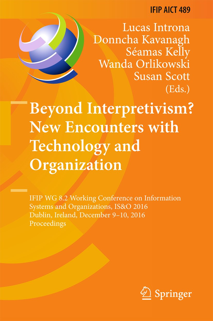IFIP Advances in Information and Communication Technology