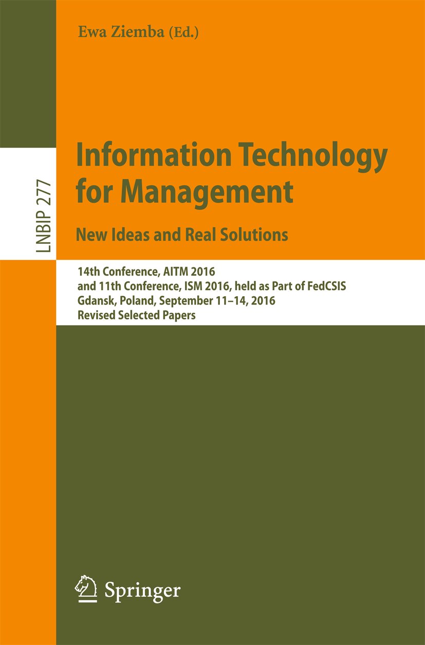 Lecture Notes in Business Information Processing