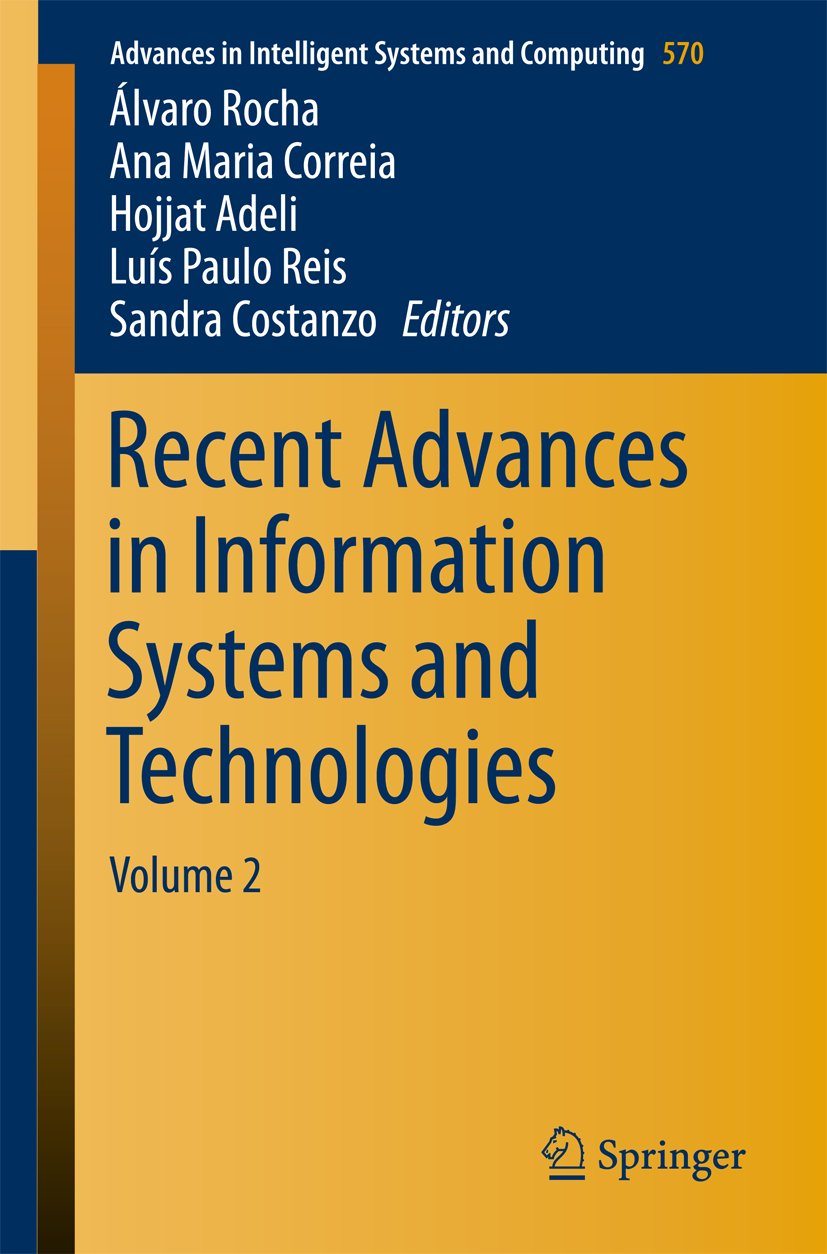 Advances in Intelligent Systems and Computing