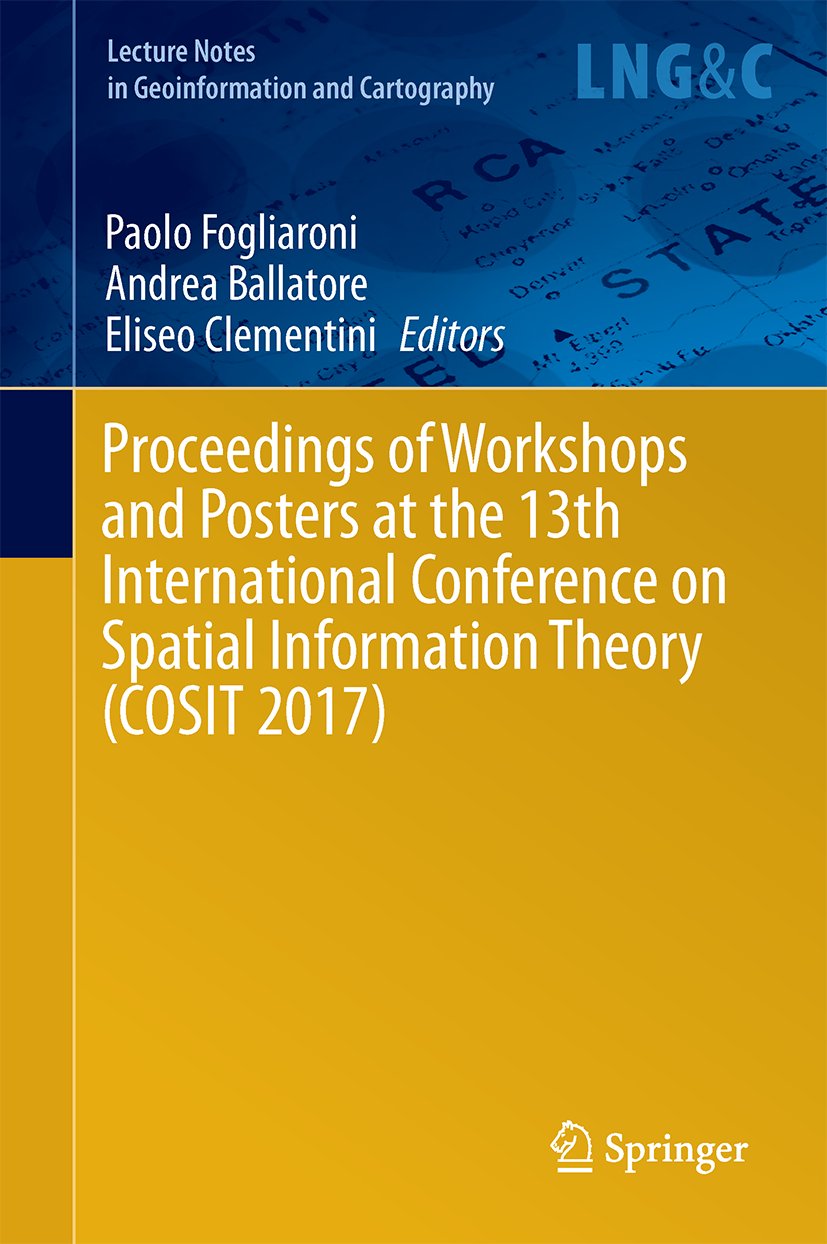 Lecture Notes in Geoinformation and Cartography