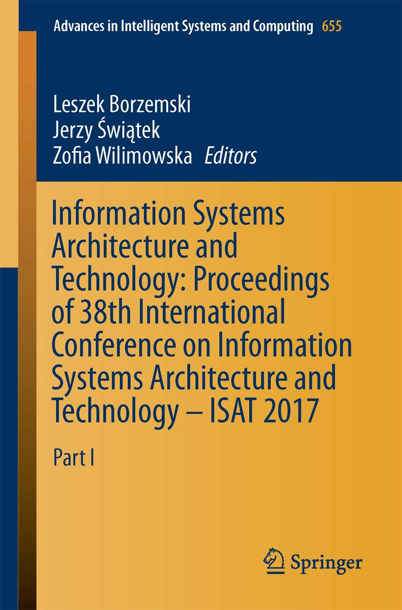 Advances in Intelligent Systems and Computing