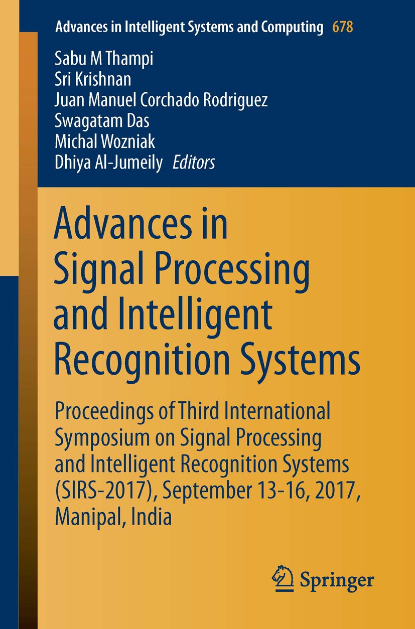 Advances in Intelligent Systems and Computing