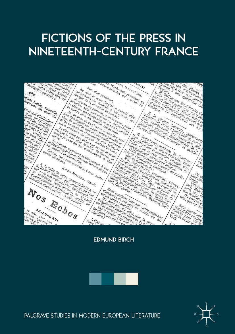 Palgrave Studies in Modern European Literature