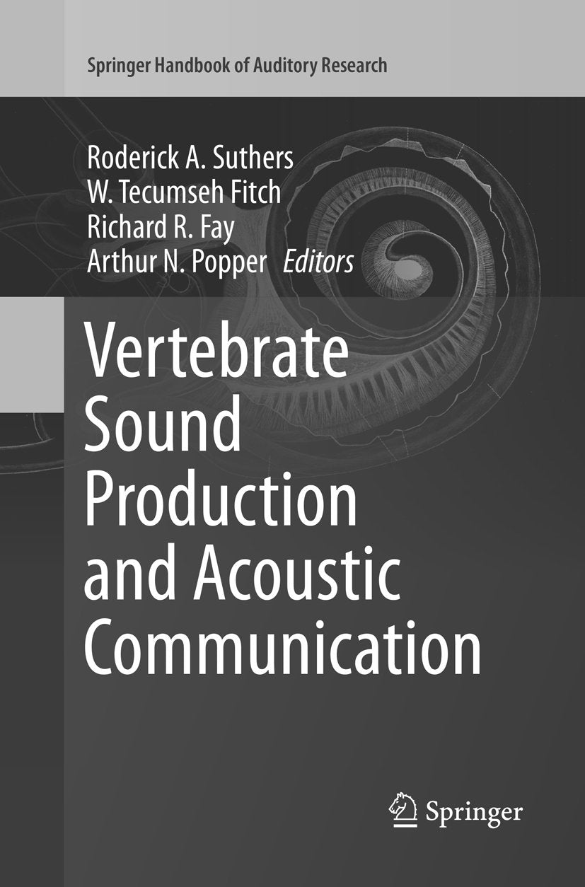 Vertebrate Sound Production and Acoustic Communication