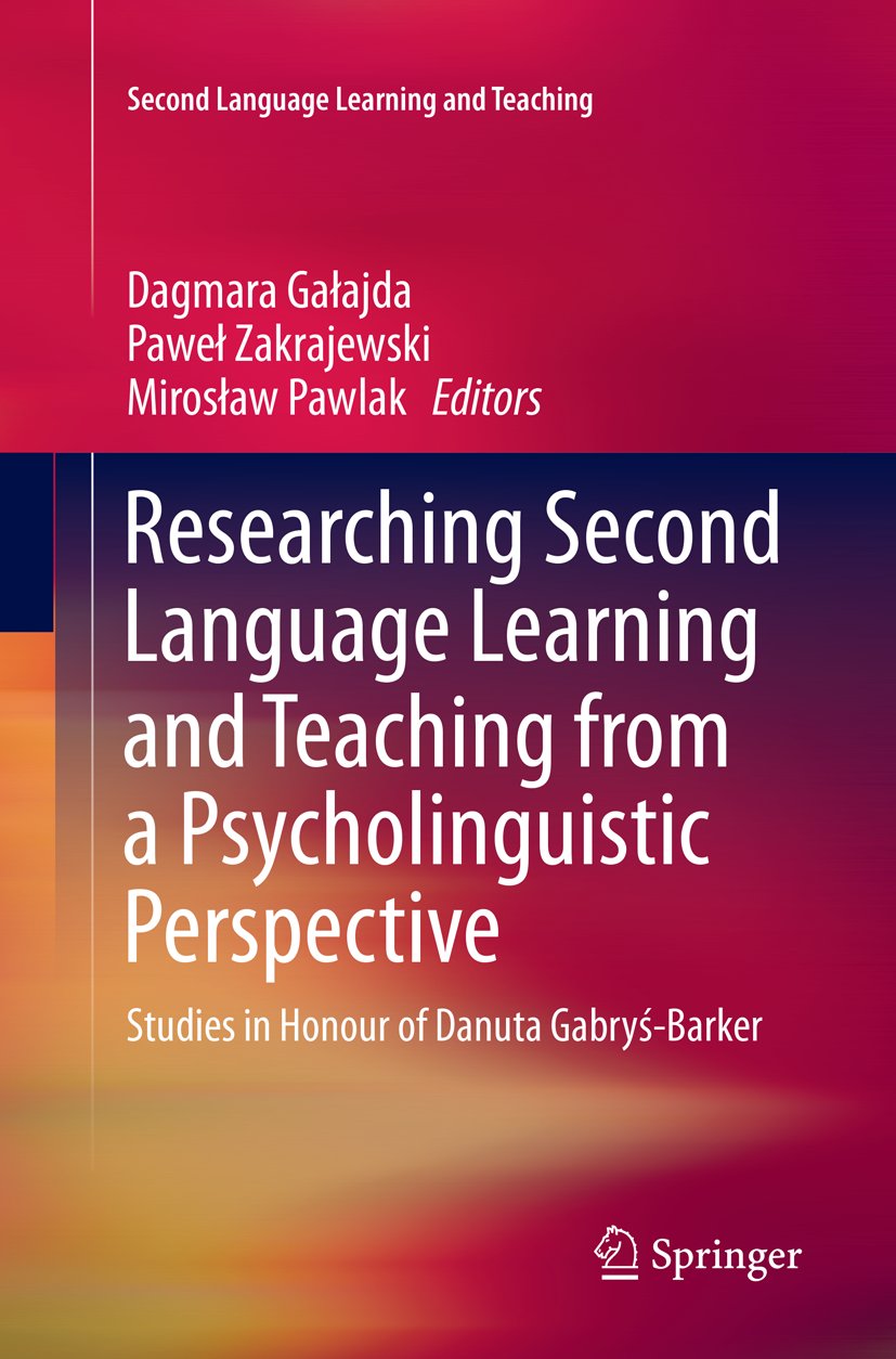 Second Language Learning and Teaching