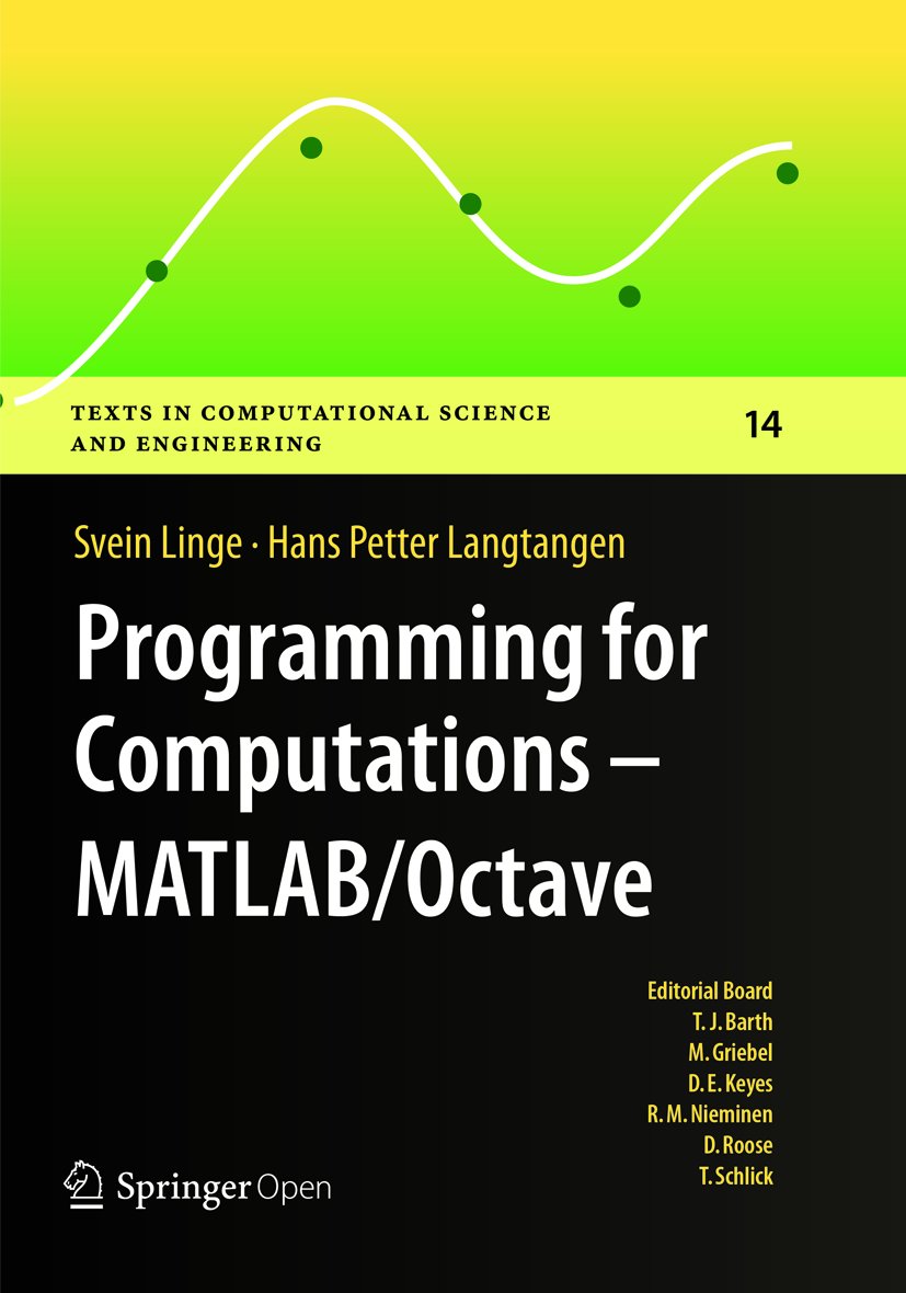 Texts in Computational Science and Engineering