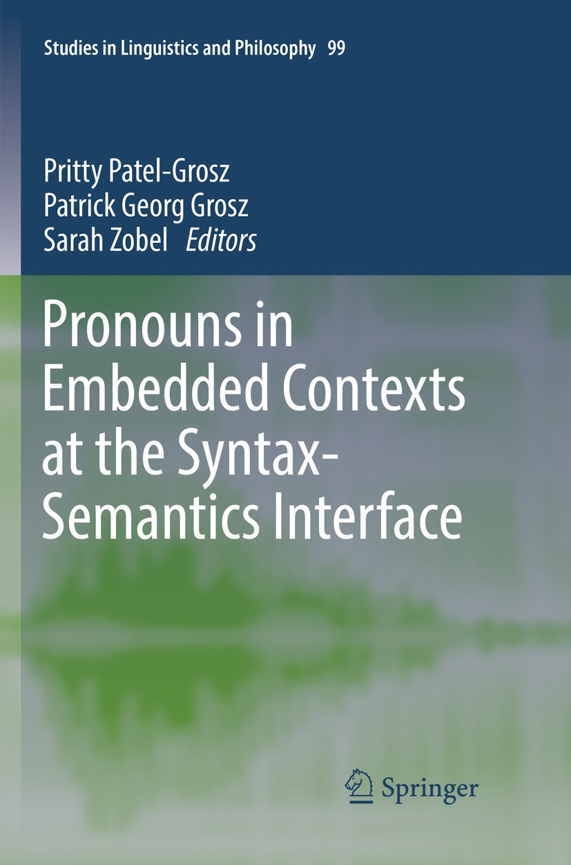 Studies in Linguistics and Philosophy