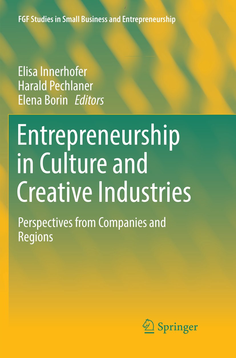 Entrepreneurship in Culture and Creative Industries